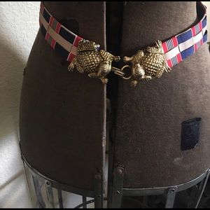 Vintage Gold Frog Belt